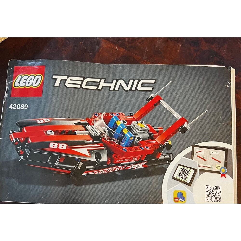 LEGO 42089 TECHNIC Instruction Manual ONLY Power Boat